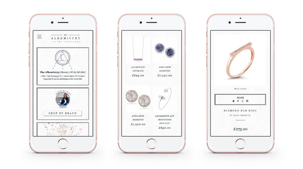 Phones with jewellery