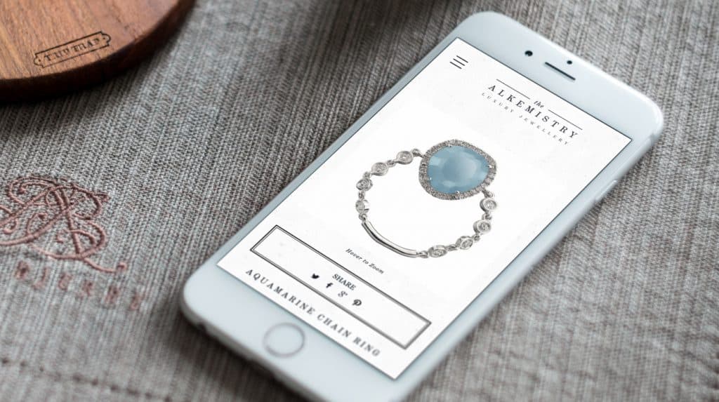 phone with jewellery
