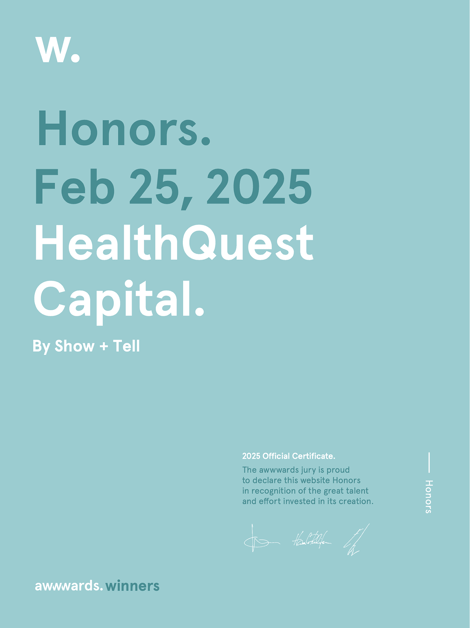 Health Quest Award