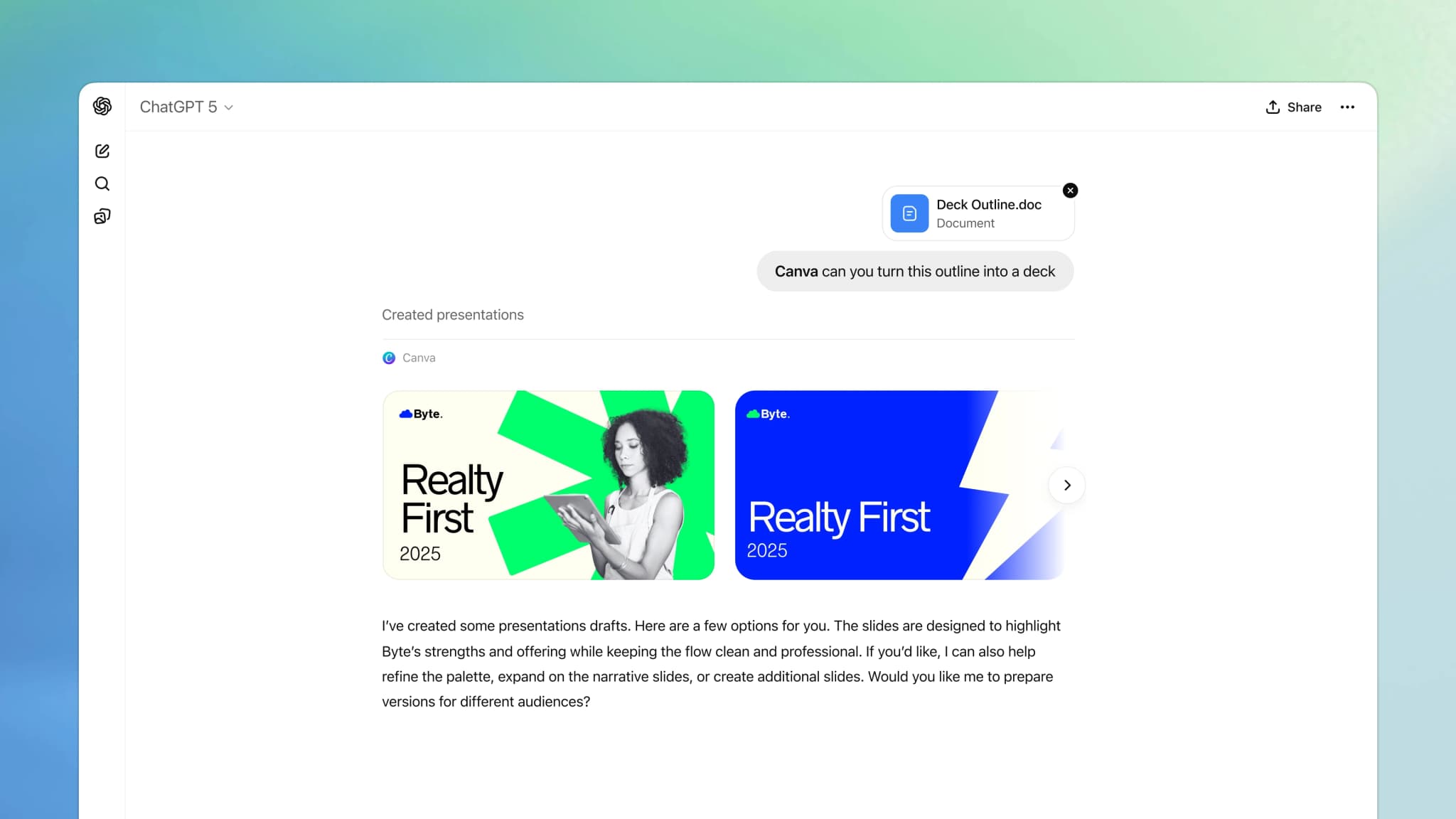 Canva Open AI App Store
