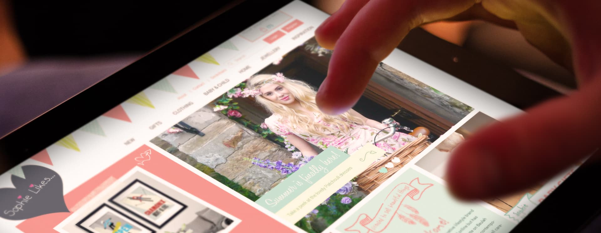 Sophie Likes Homepage Banner