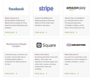 facebook stripe amazon pay square